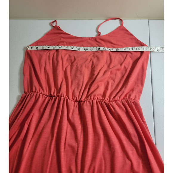 Old Navy Pink Waist Defined Slub Knit Sleeveless Cami Mini Dress Women's Size XL - Picture 4 of 7